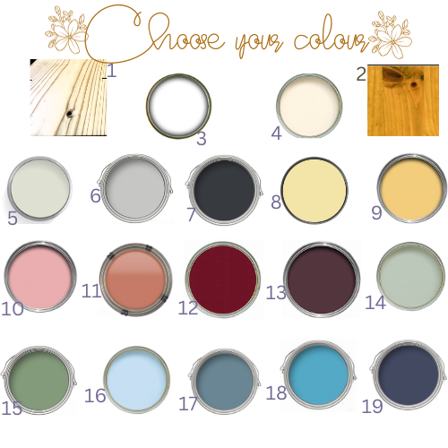 Bespoke colours for children height chart