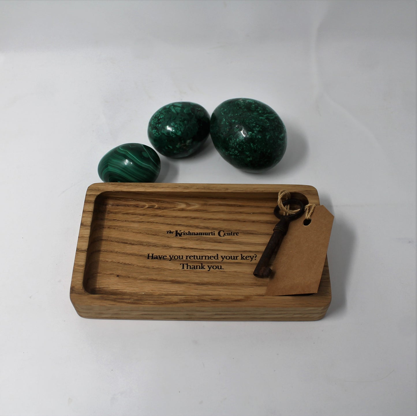 Personalised Solid Oak Desk Tray — Timeless Utility, Built to Last