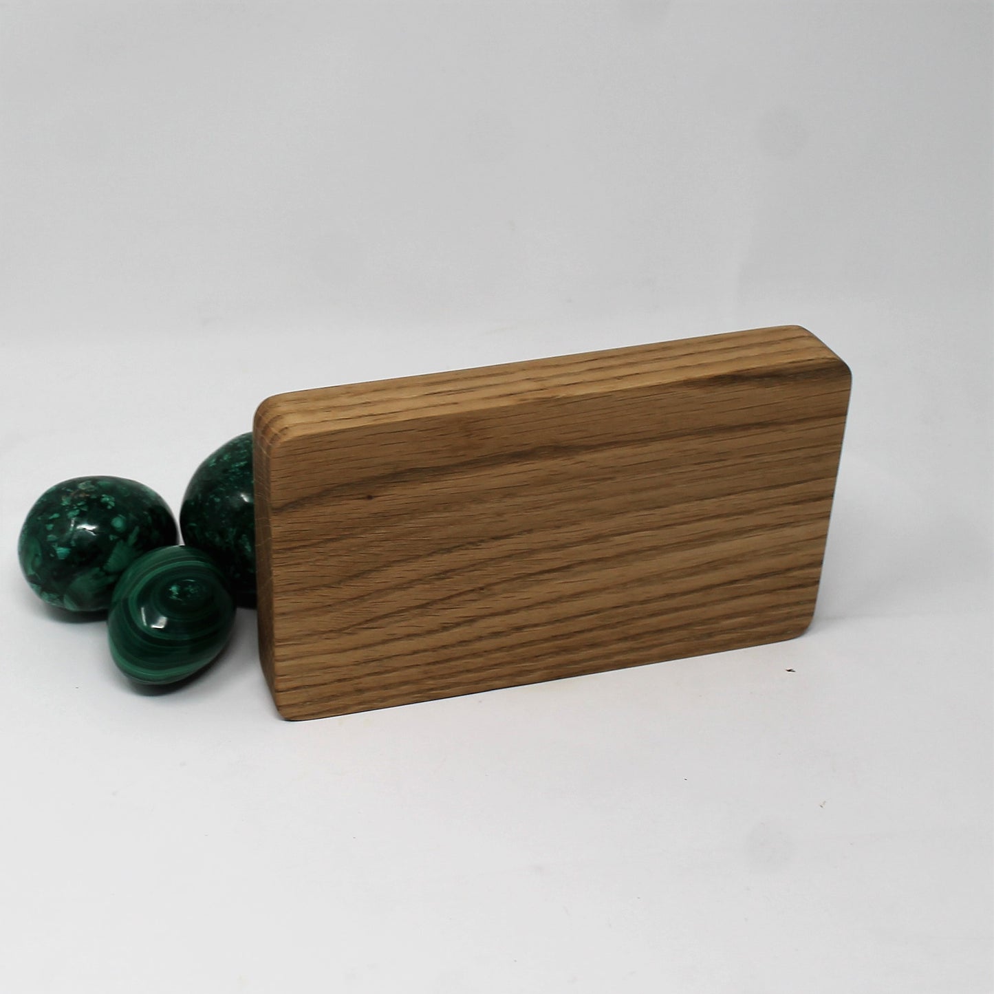 Personalised Solid Oak Tray with Lotus Flower — Graceful, Grounding, One of a Kind