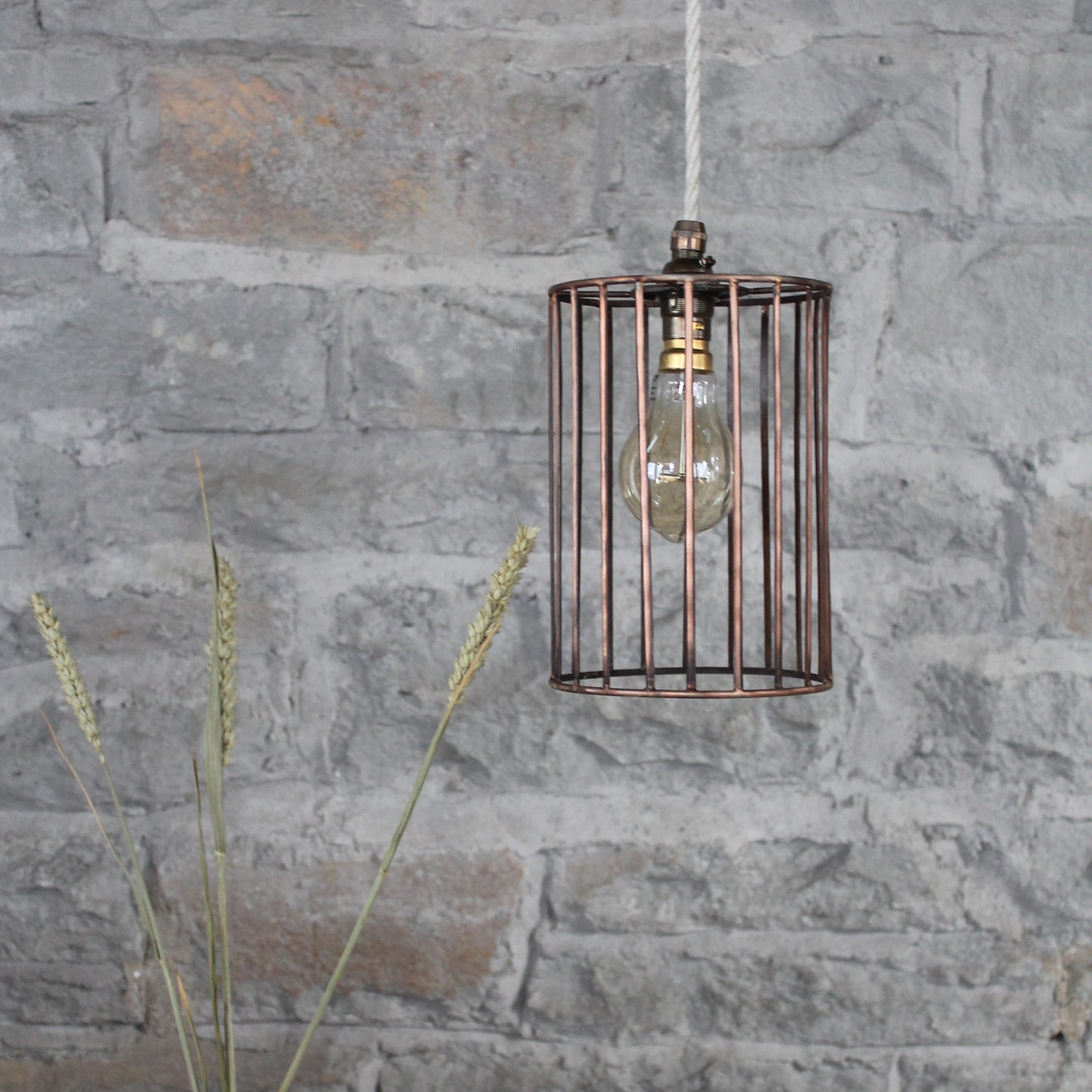 Bird cage lampshade