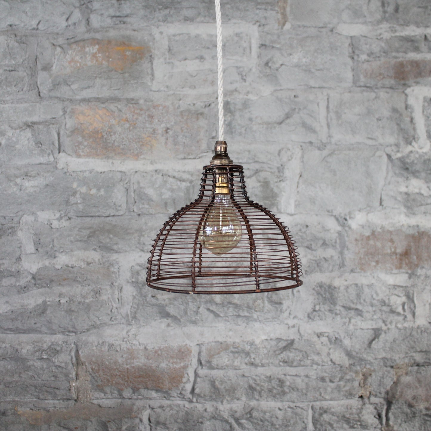 Round bird cage pendant lampshade