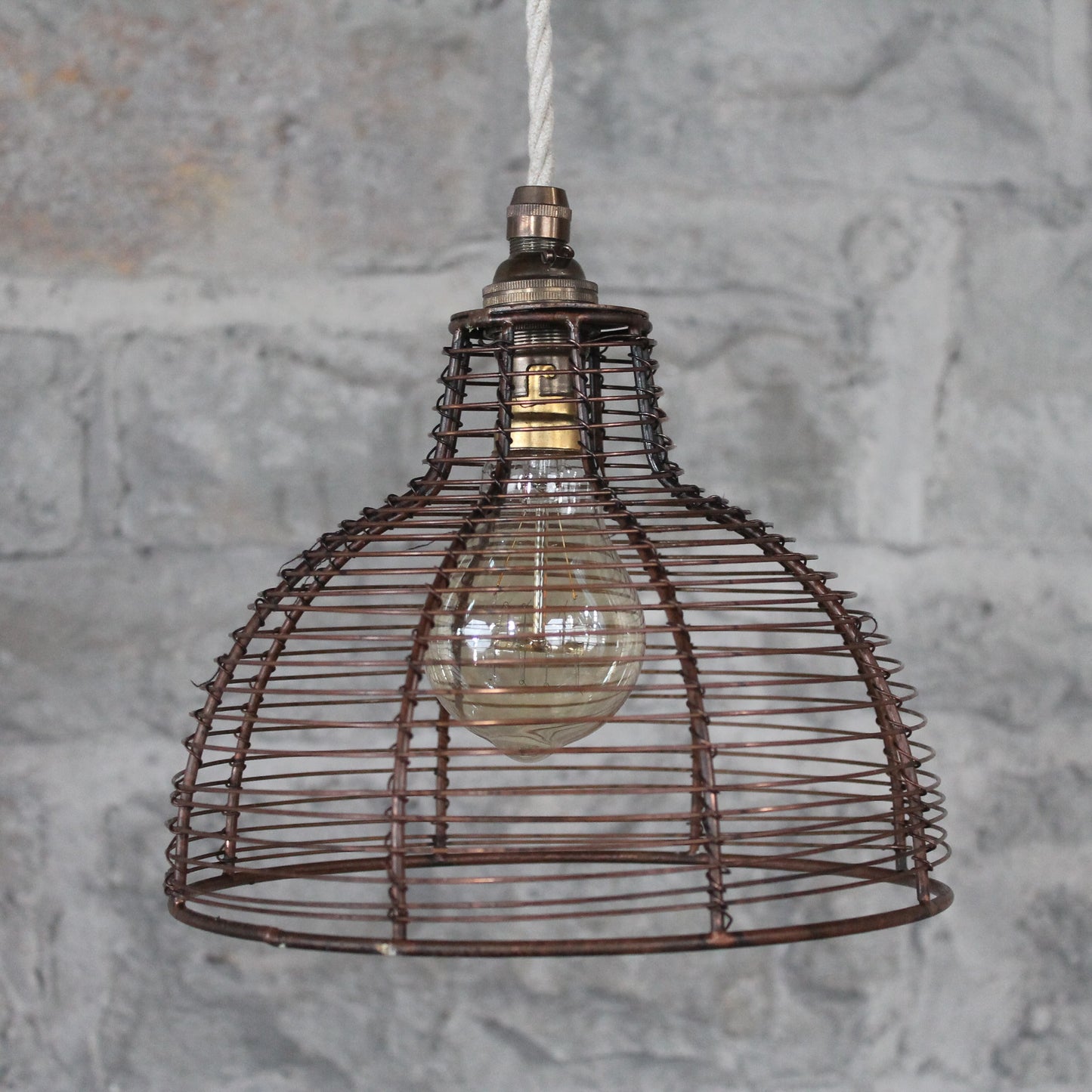 Round bird cage pendant lampshade
