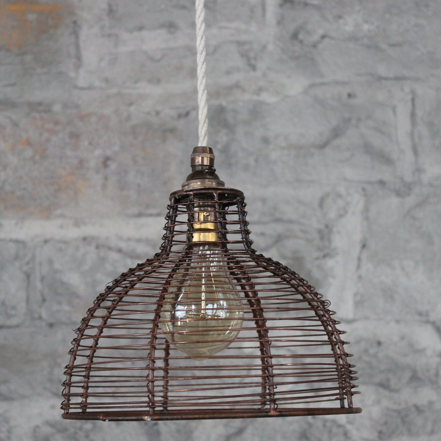Round bird cage pendant lampshade