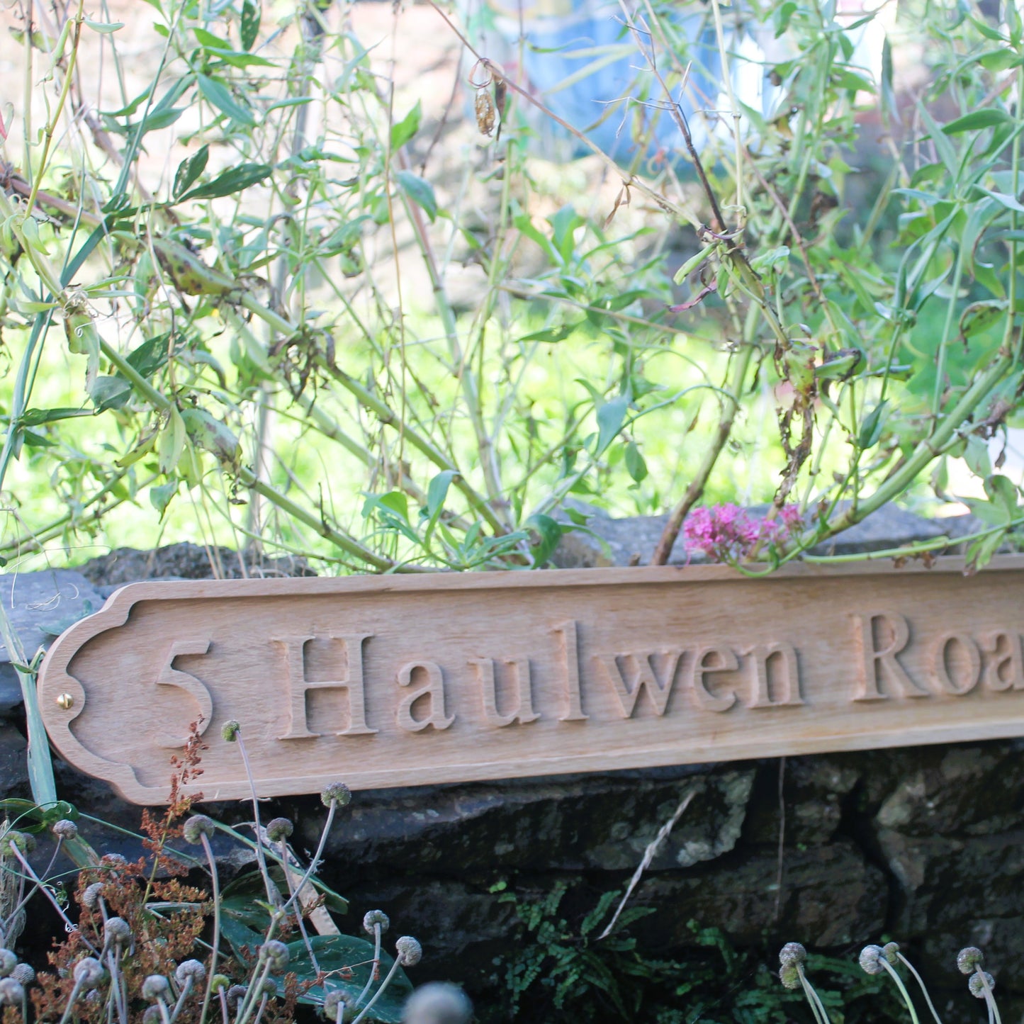 The King of Signs – Embossed Oak House Sign