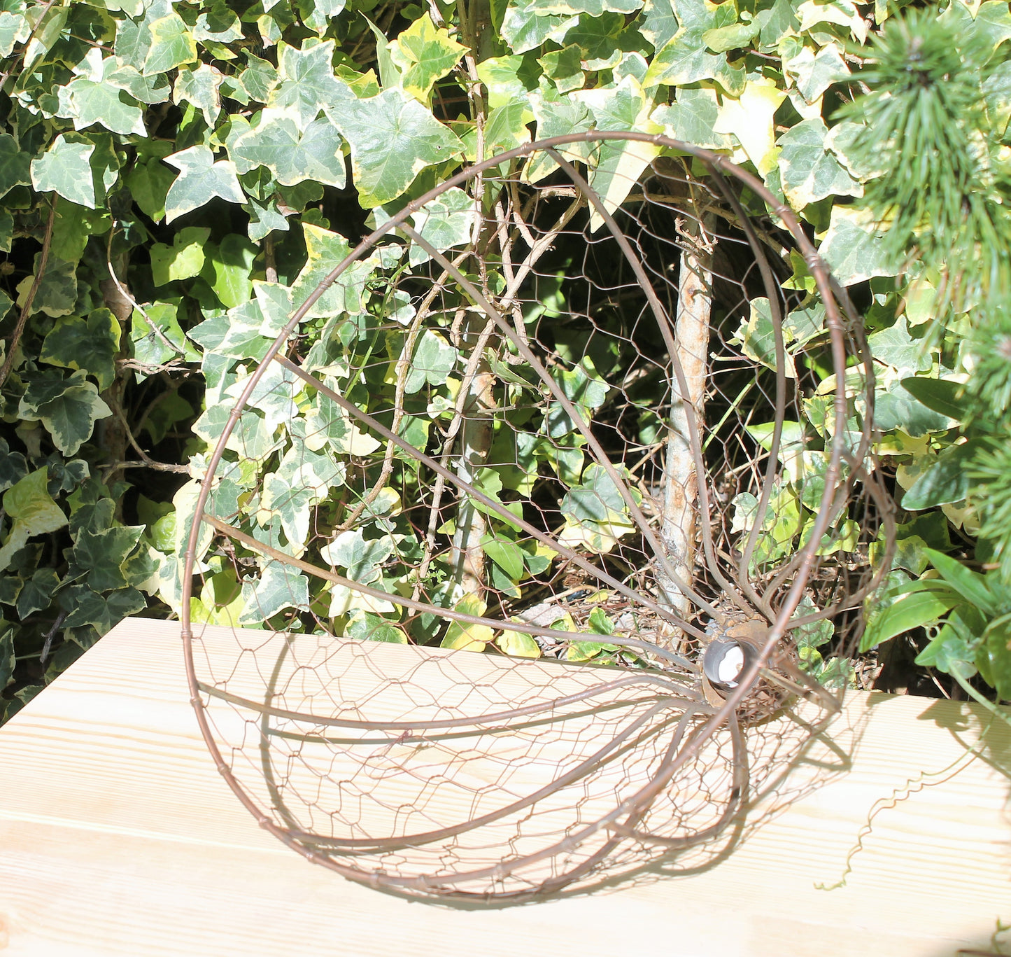 Copper Nest: Cppper Finish Industrial Lampshade with a Rustic Twist