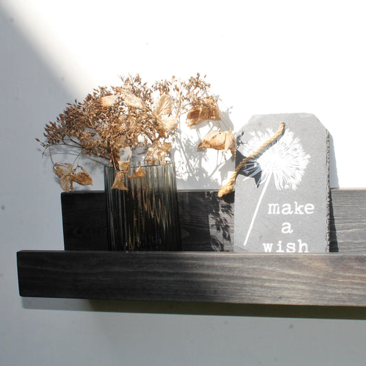 Minimalist Wooden Wall Ledge — Japandi-Inspired Display & Storage Shelf