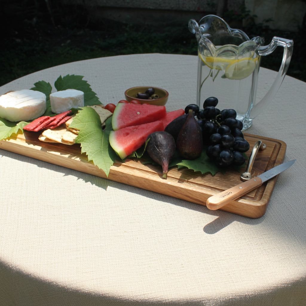 Solid Oak Charcuterie Board with Handles — A Centrepiece for Gathering