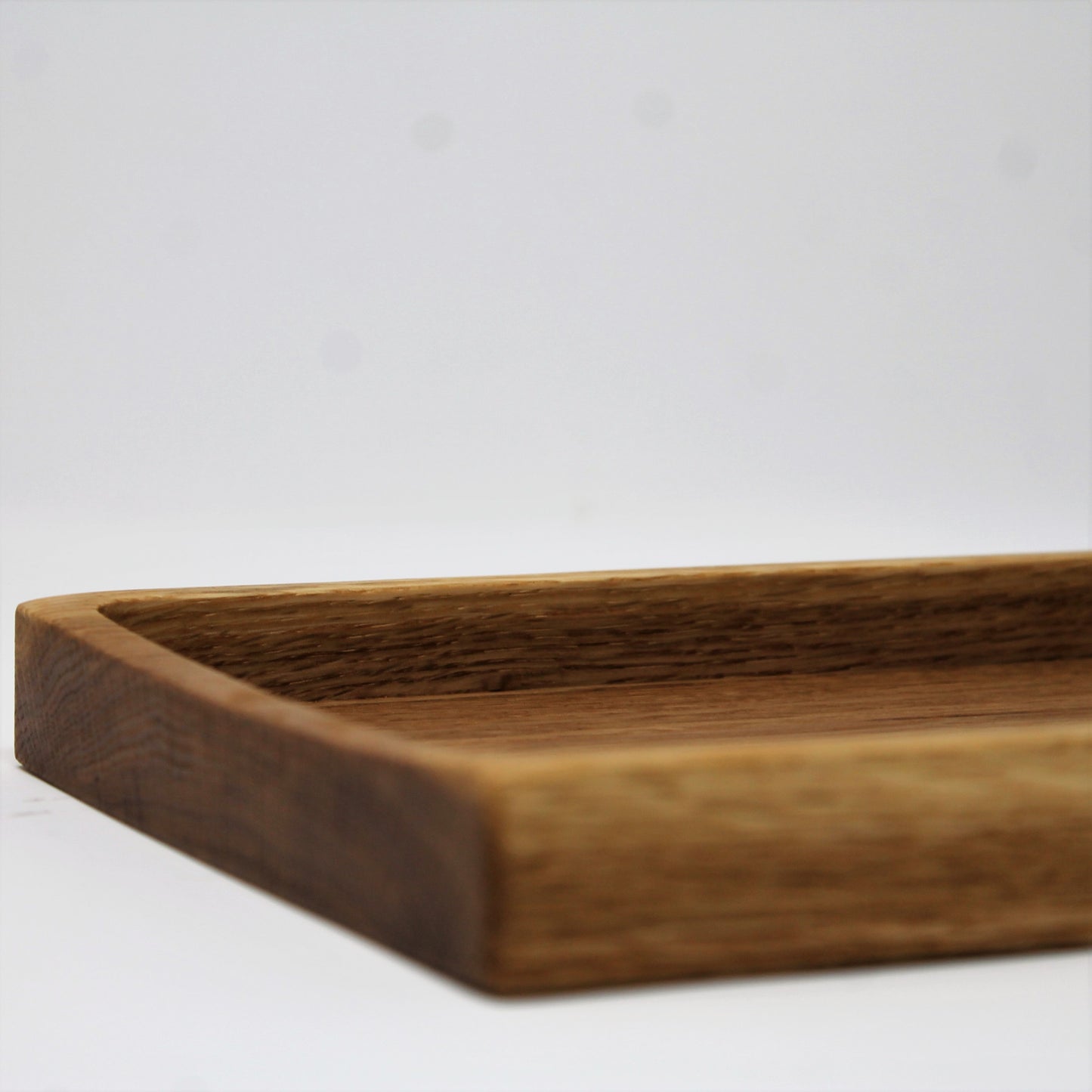 Medium Solid Oak Catch-All Tray — Practical Elegance for Desk, Dresser, or Entryway
