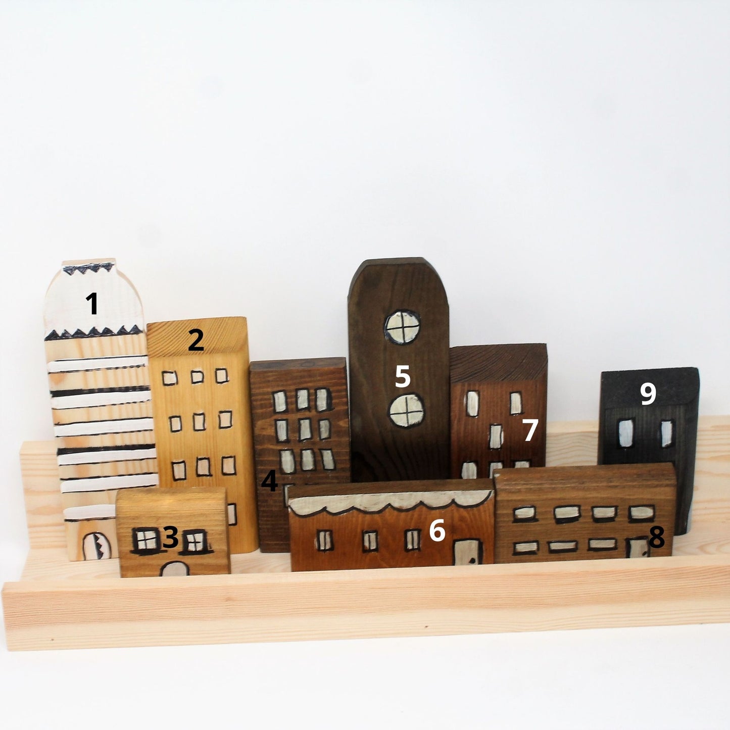 Minimalist Wooden Wall Ledge — Japandi-Inspired Display & Storage Shelf