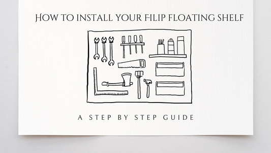 How To Install Your Filip Floating Shelf