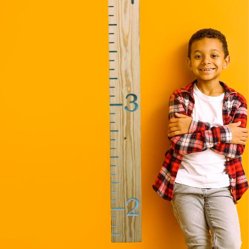 girls birthday gift growth chart