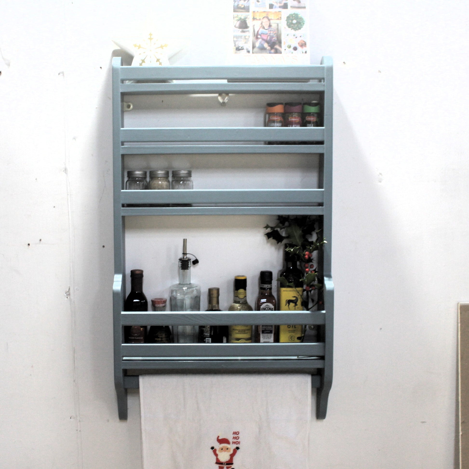 spice rack handainted wall unit
