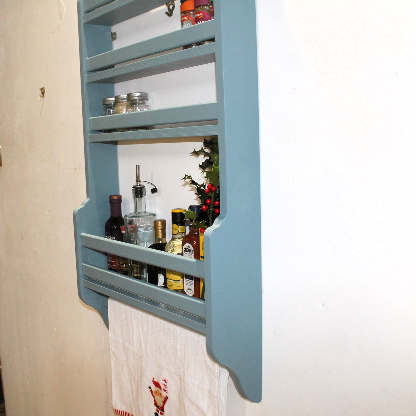 Spice Rack Larder Door Kitchen Shelf