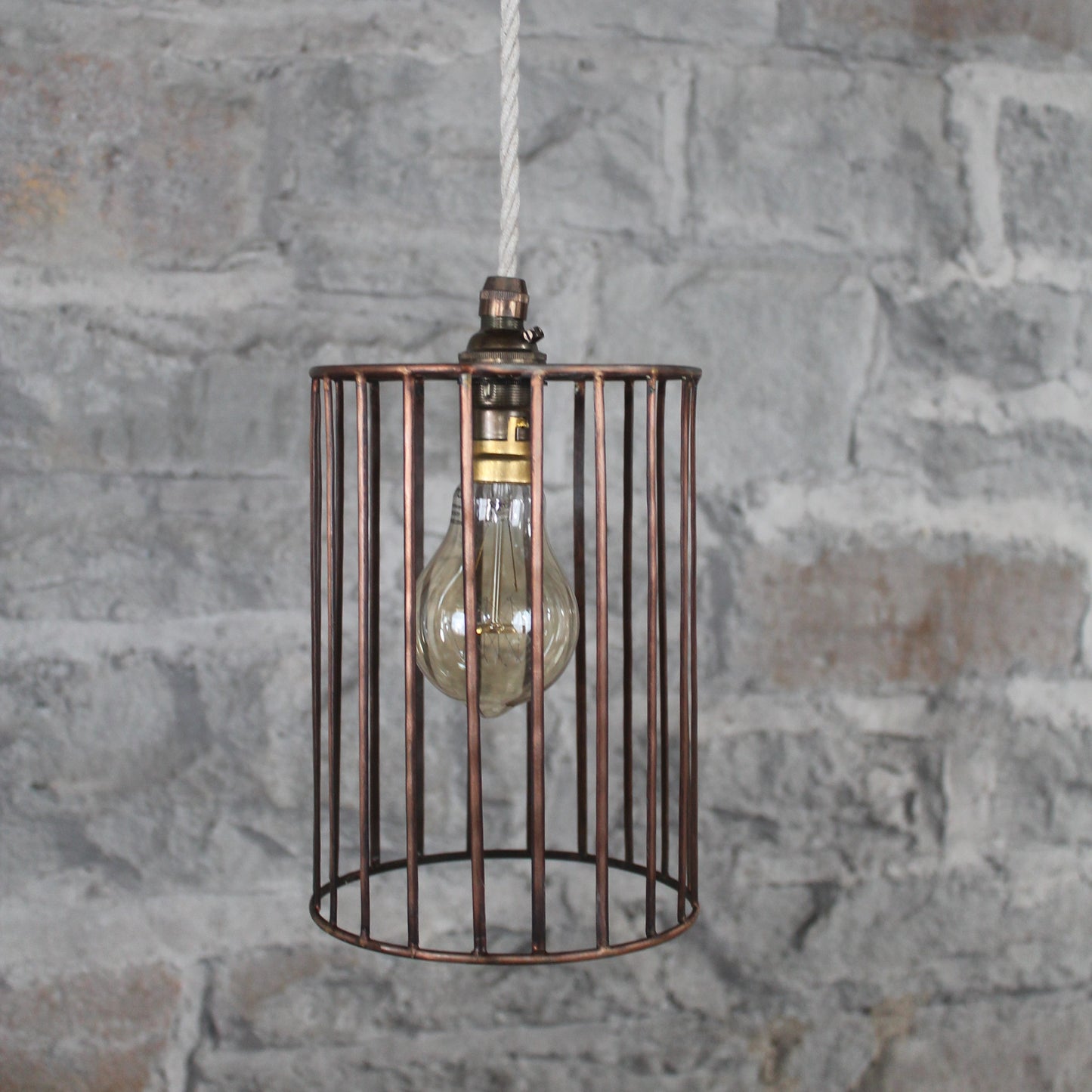 Bird cage lampshade