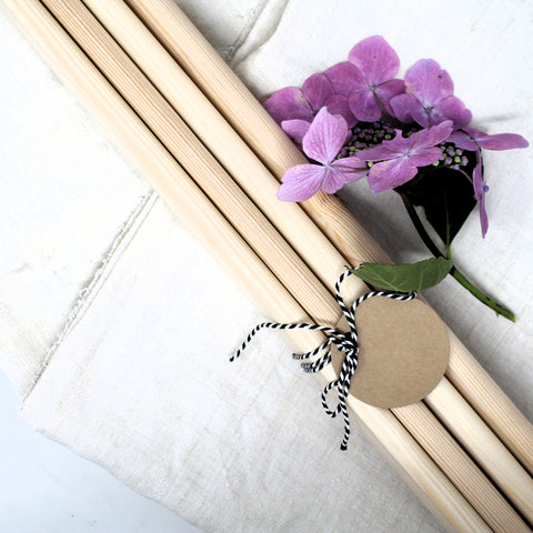 Replacement Wooden Laths — Smooth Pine Batons for Ceiling Airers & Pot Racks
