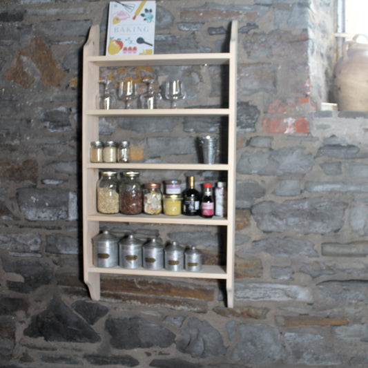 Adora 5 – Solid Pine Shelf 5 Tiers of Generous, Eco-Conscious Storage