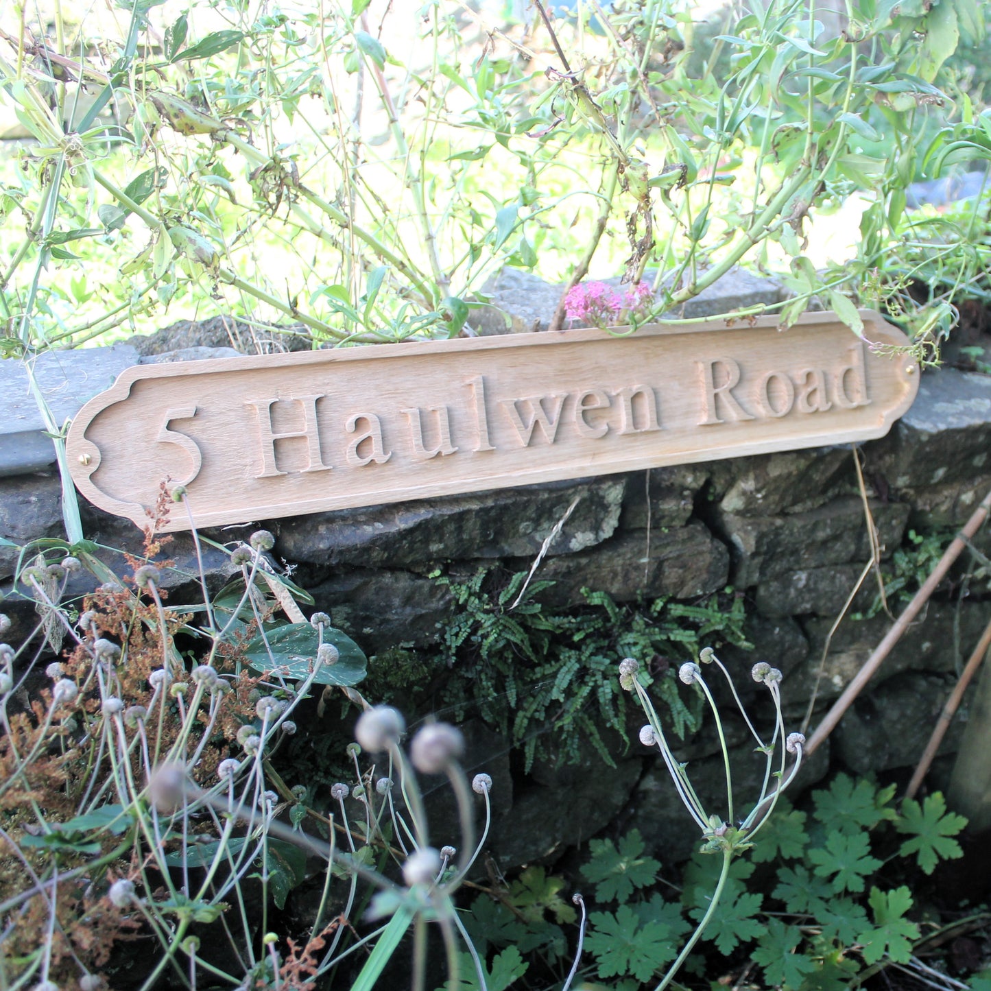 The King of Signs – Embossed Oak House Sign