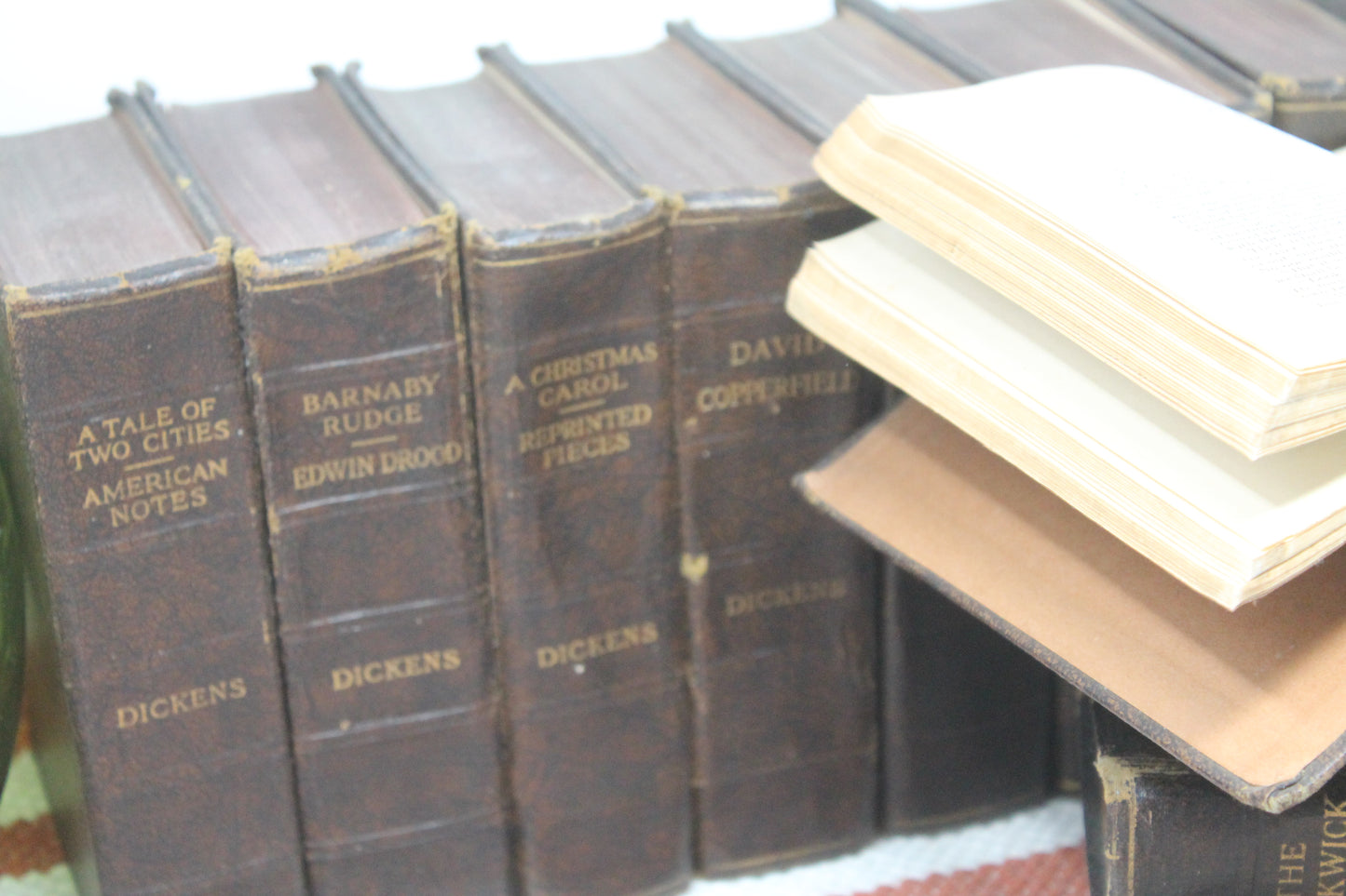 Vintage 16‑volume set of the Works of Charles Dickens