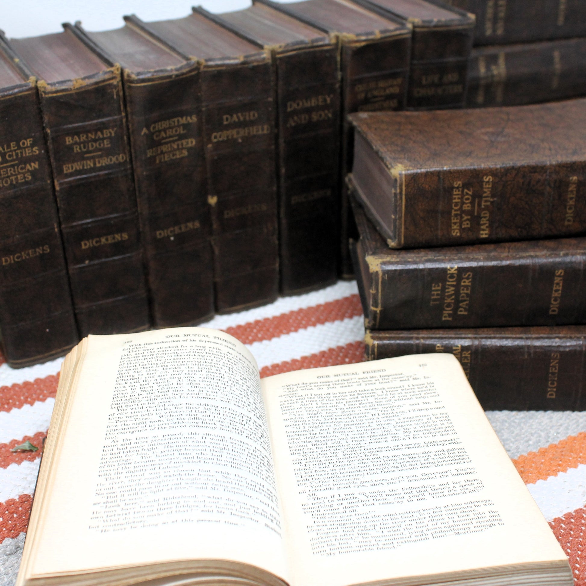 vintage dickens books