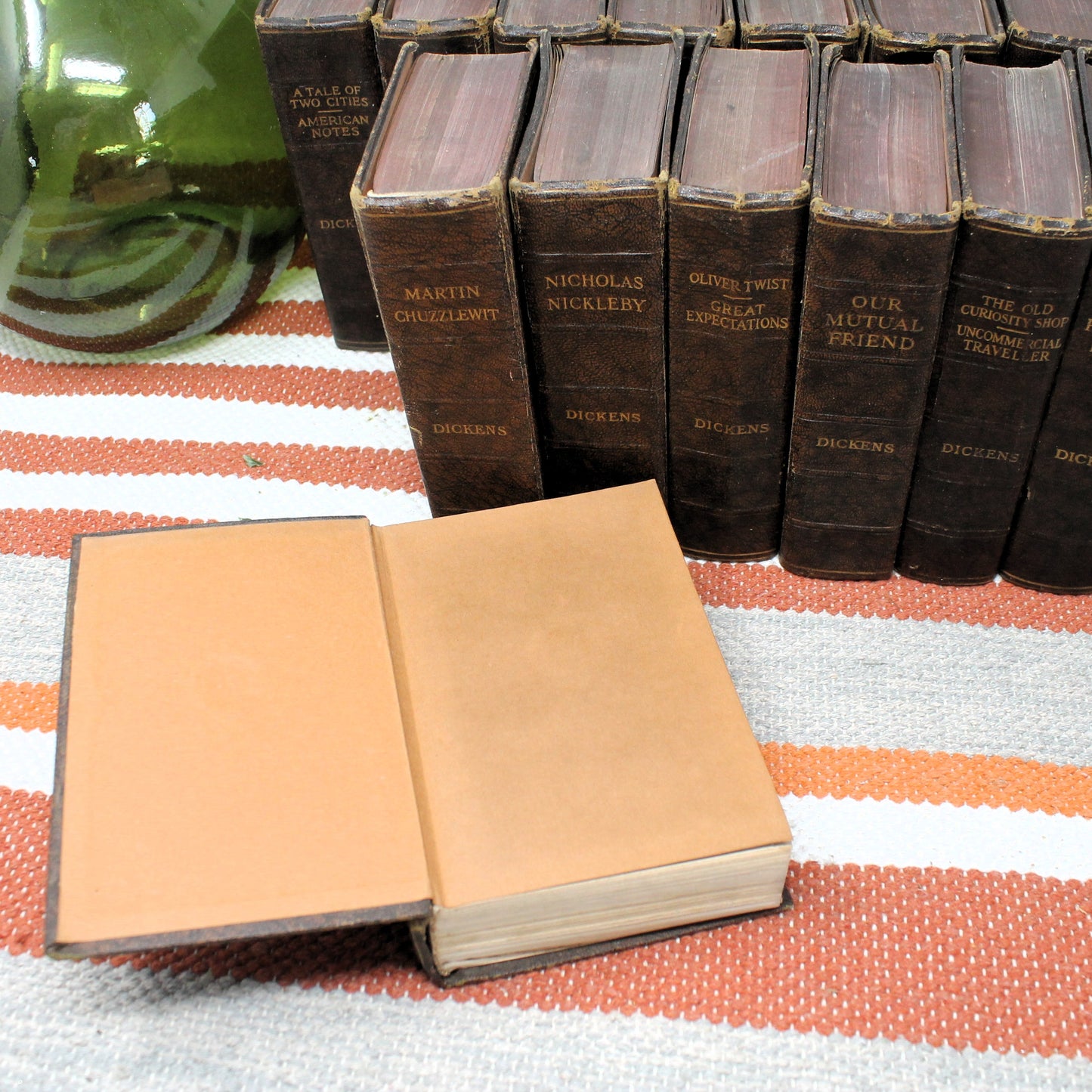 Vintage 16‑volume set of the Works of Charles Dickens