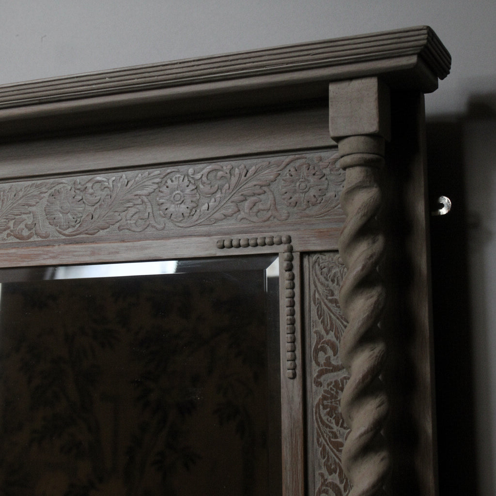 Country House Reflections: Limed Oak Mirror