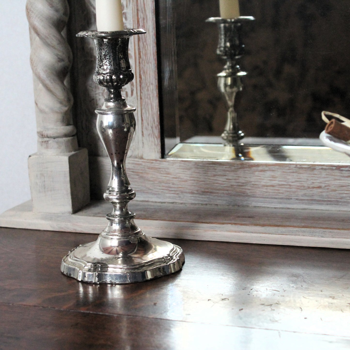 Country House Reflections: Limed Oak Mirror