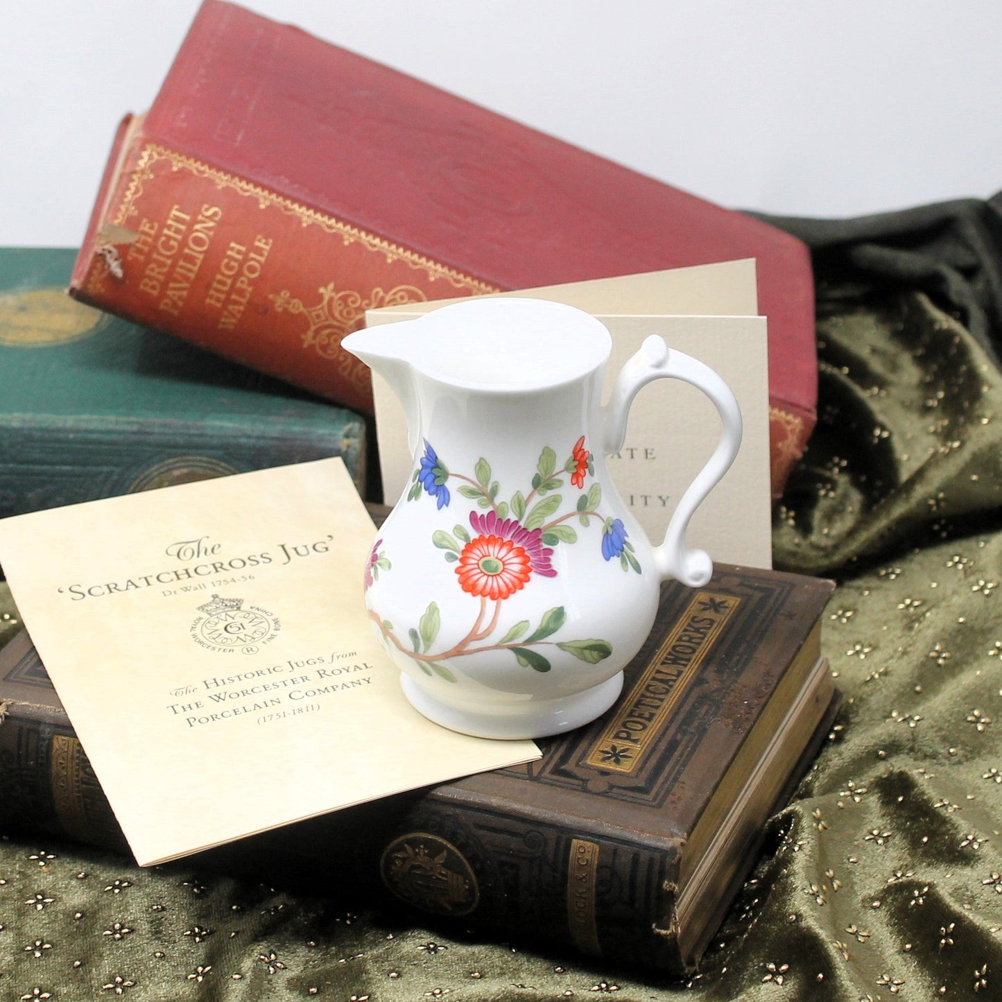 Royal Worcester “Scratchcross” Jug — Historic Jugs Collection (Compton & Woodhouse)   With Certificate of Authenticity