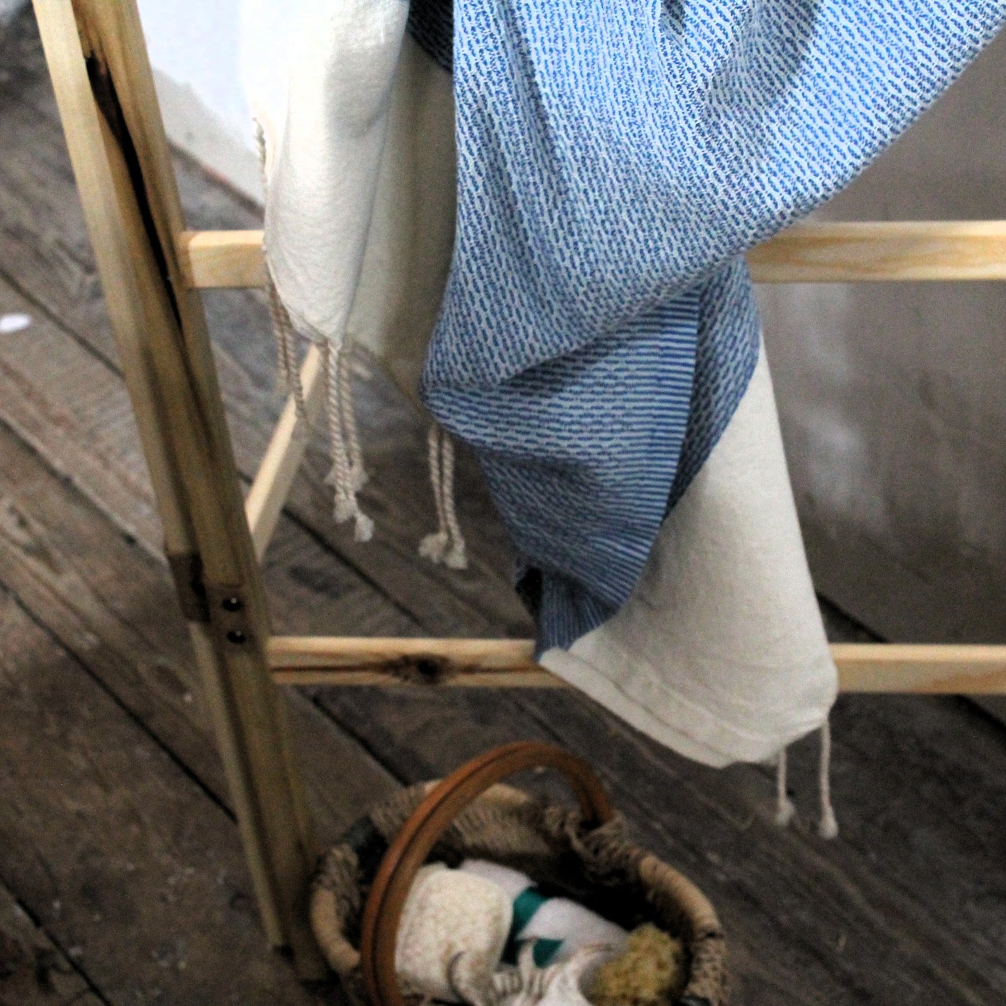 Traditional Wooden Clothes Horse, Handcrafted In Smooth Timber