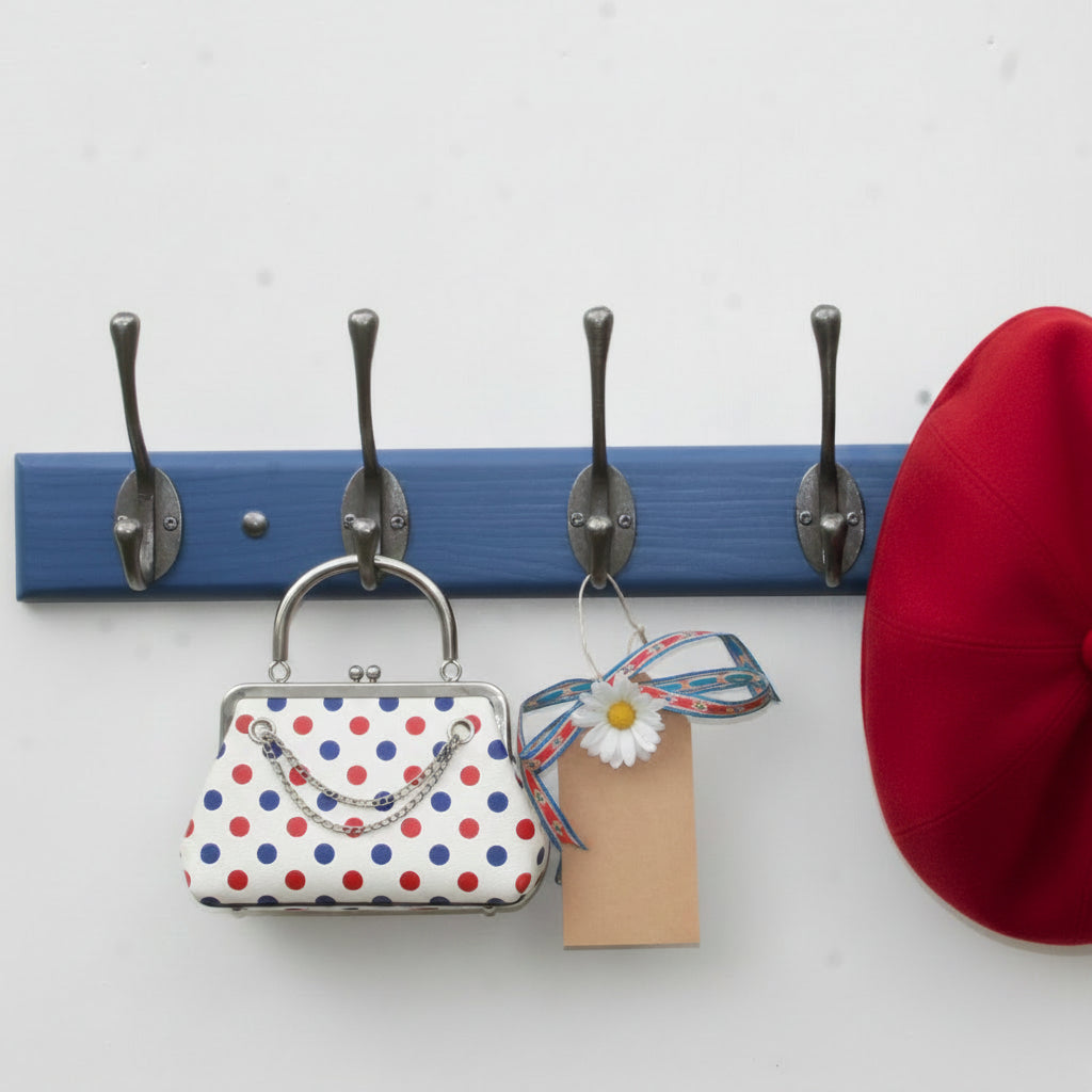 Coat rack with  hooks 1 to 5 hooks