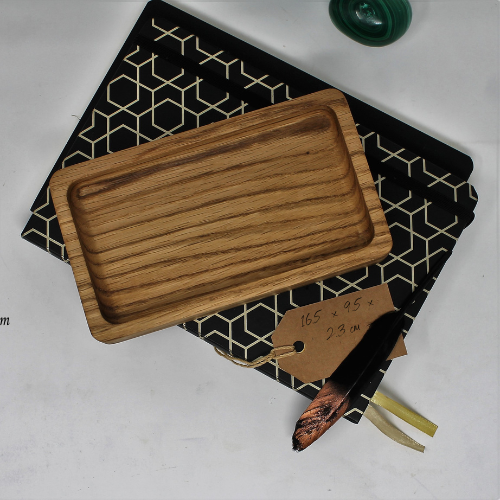 Personalised Solid Oak Desk Tray — Timeless Utility, Built to Last