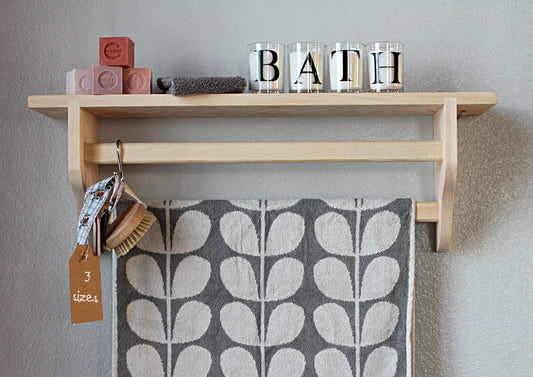 bathroom shelf
