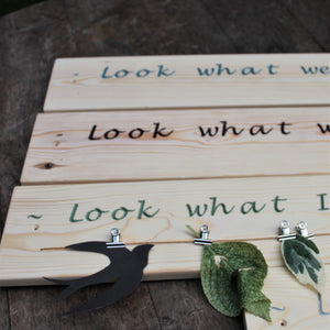 Look What I Did Children Artwork Wall Sign