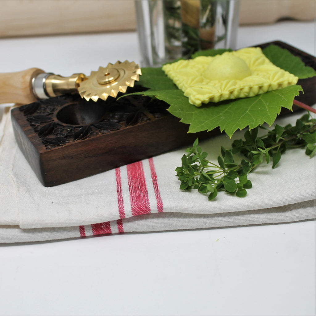 Quadrifoglio Ravioli Mould in American Black Walnut — An Heirloom Tool ...