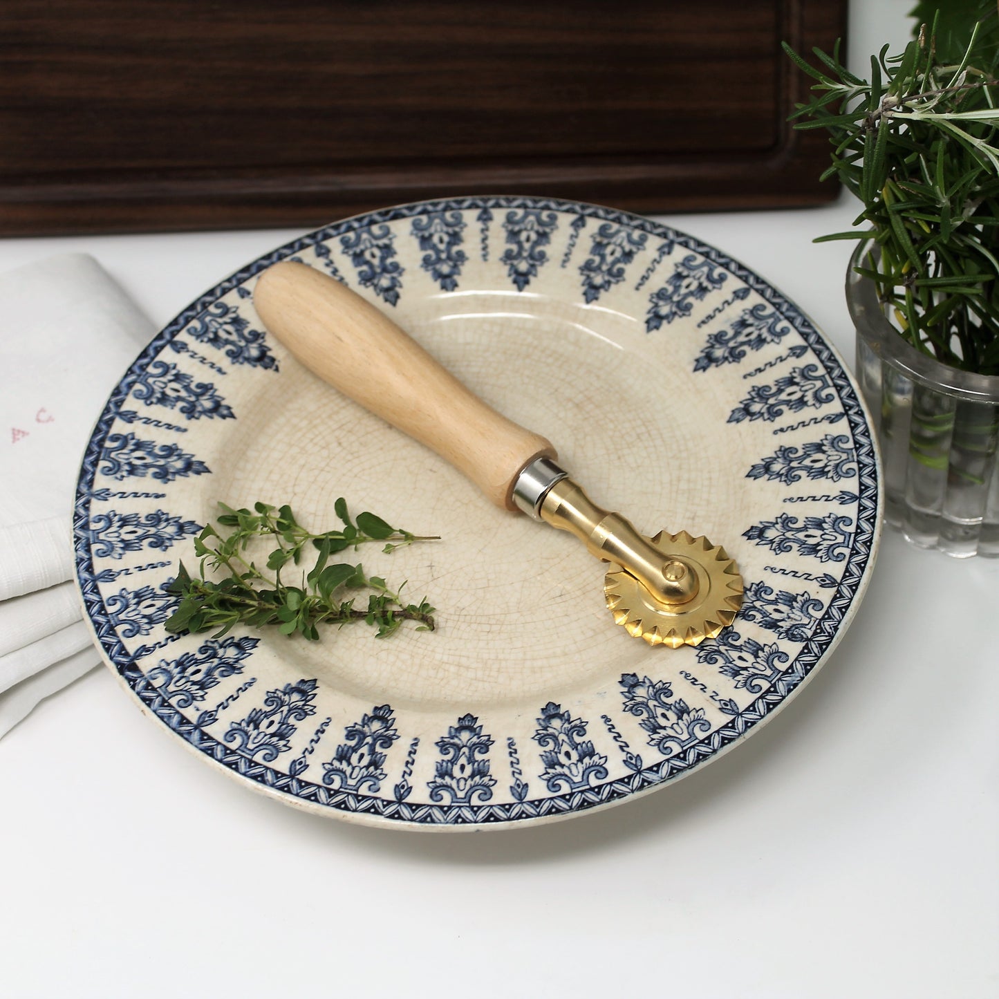 Italian Brass Pasta Or Pastry Crimper