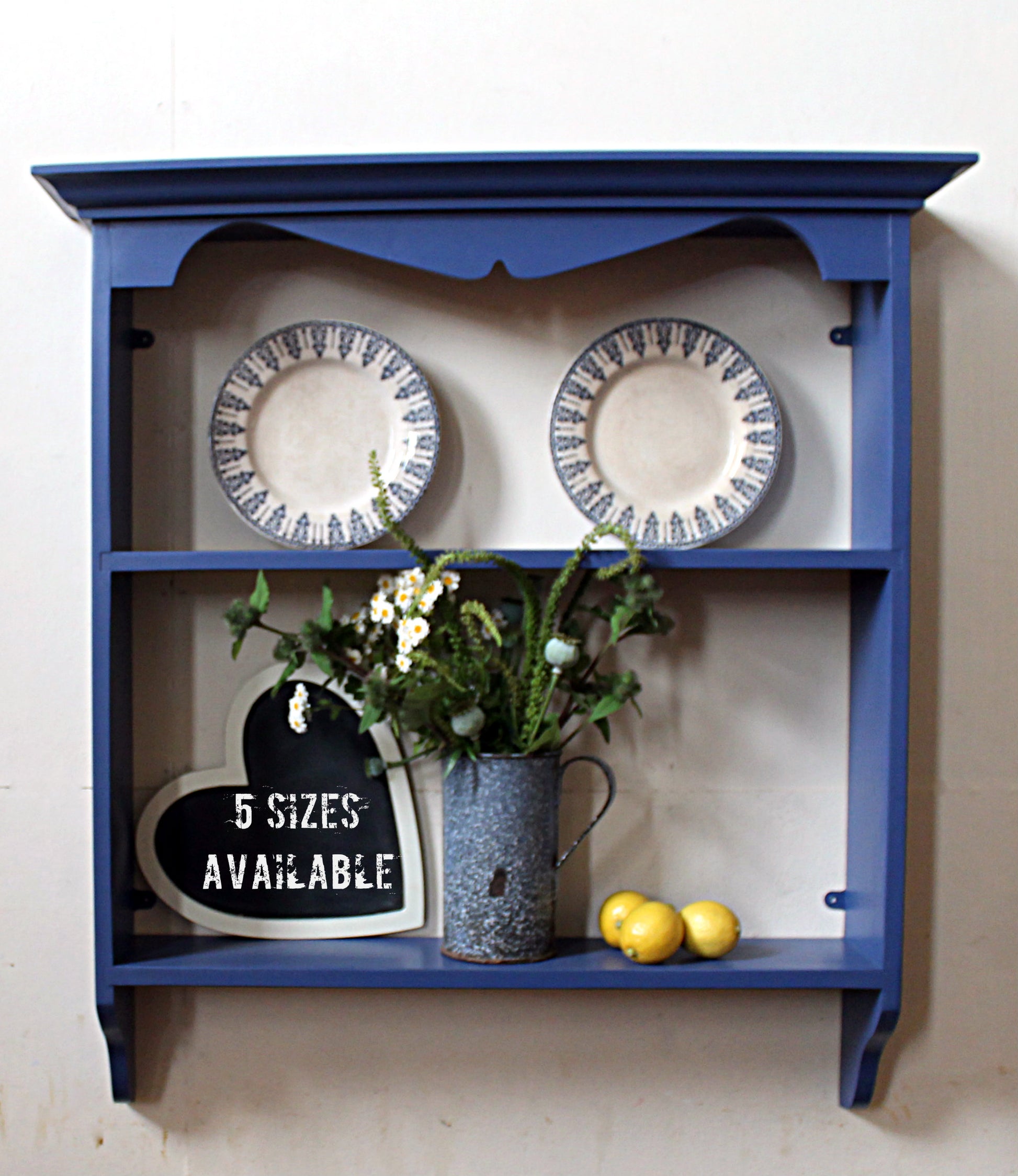 rustic wall shelf