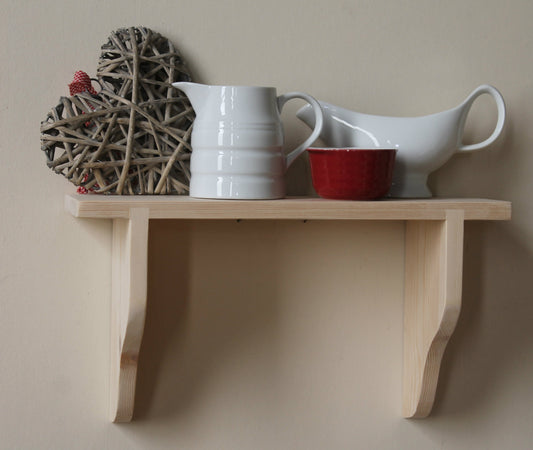 wooden shelf
