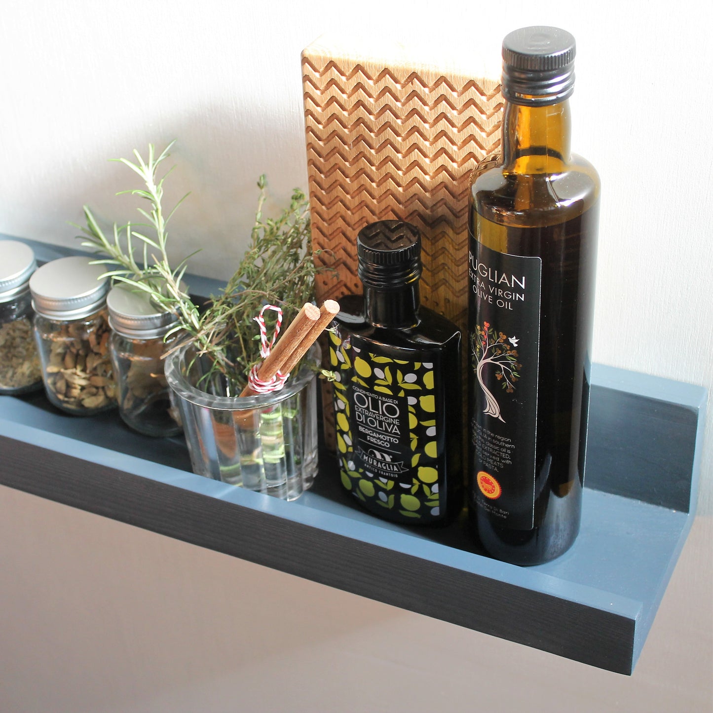 Minimalist Wooden Picture Ledge — Large Floating Shelf for Art, Books & Everyday Beauty