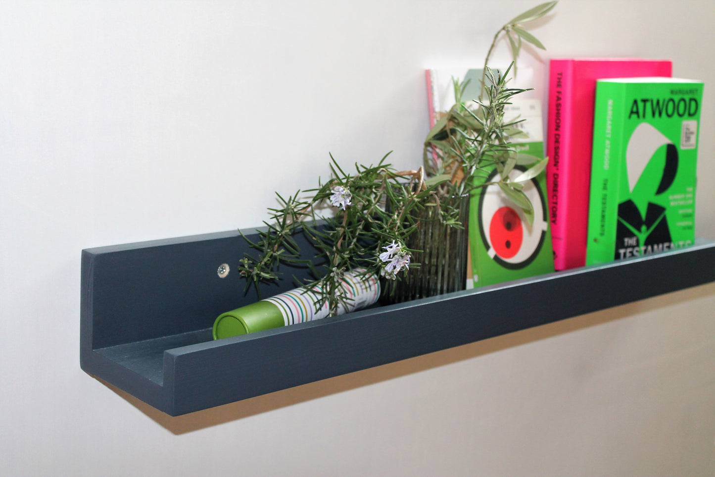 Minimalist Wooden Picture Ledge — Large Floating Shelf for Art, Books & Everyday Beauty