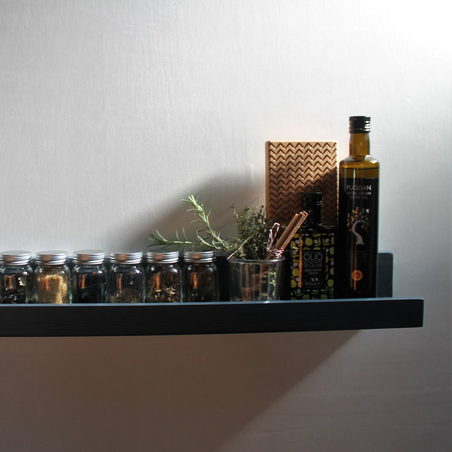 Minimalist Wooden Picture Ledge — Large Floating Shelf for Art, Books & Everyday Beauty